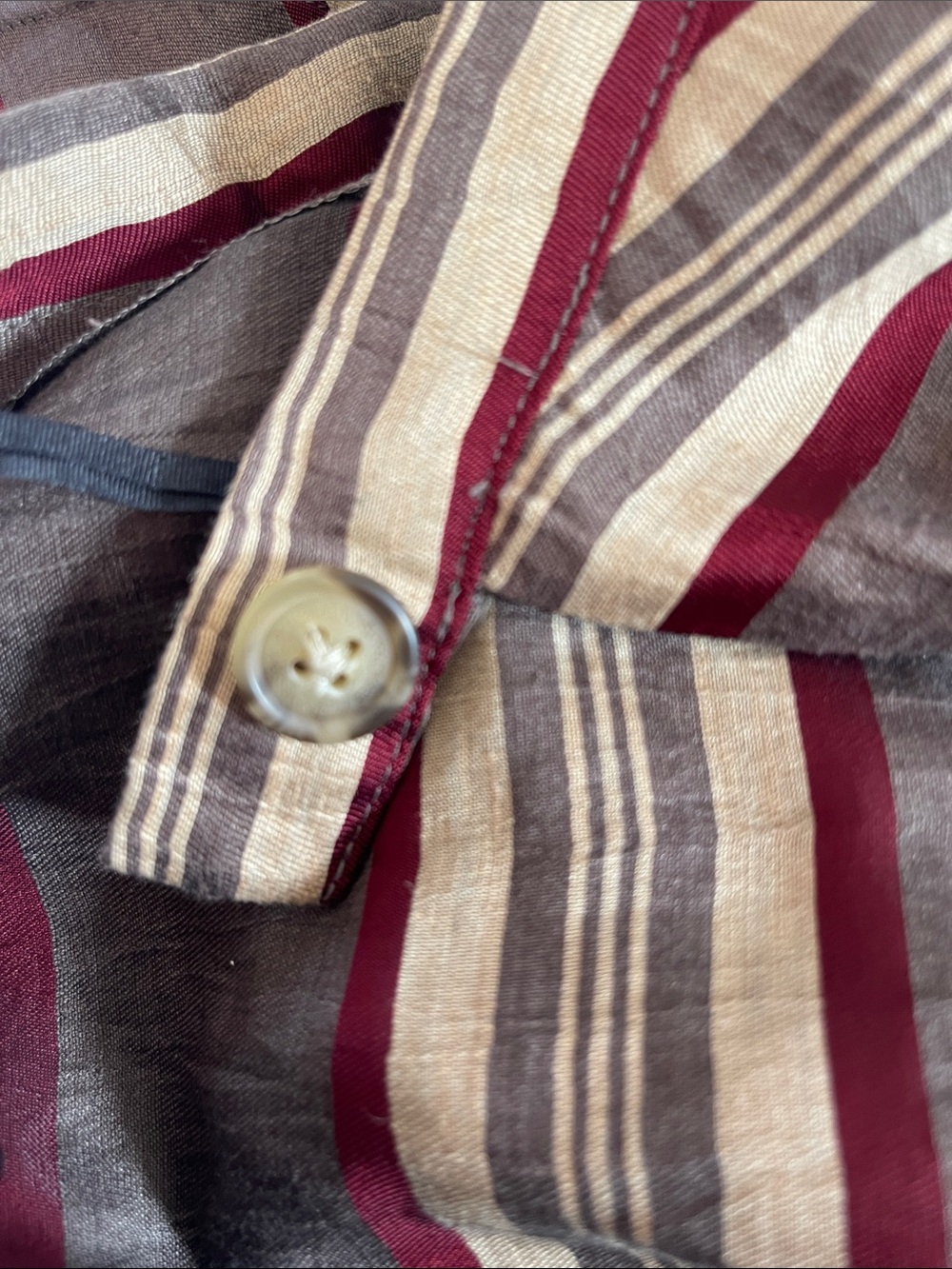 Vivienne Westwood Anglomania 2014 Linen Striped Wrap Skirt IT42 - Picture 11 of 14